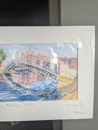 Lovely Halfpenny Bridge print