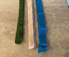 velvet ribbons x 3