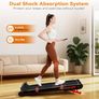 Vibration Walking Pad with  Auto Incline,4 Vibration Modes,Portable Under Desk Walking Treadmill for Home Office Fitness, No Assembly,LED Display & Remote Contro Image 4