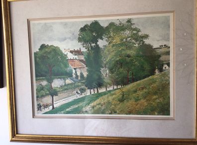 Large Monet  print framed