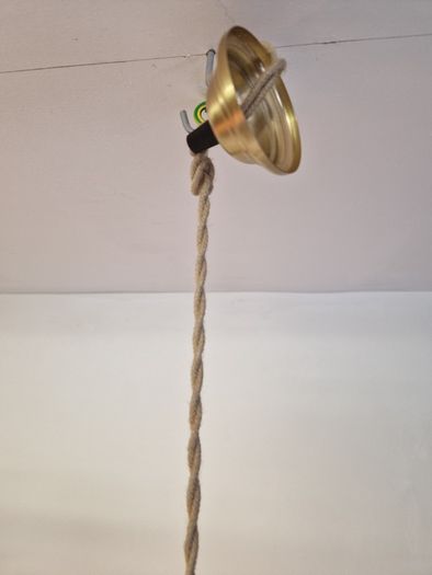 Vintage French pendant light with opaline glass shade