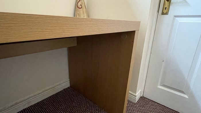 Large wooden desk for sale (roughly 40cm x 1.30m)
