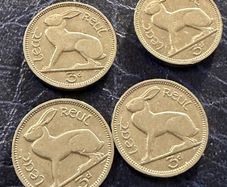 1928 1933 1934 and 1935 threepence coin 3d predecimal