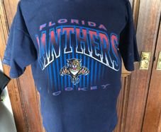 Rare Vintage 90's Florida Panthers Hockey T-Shirt