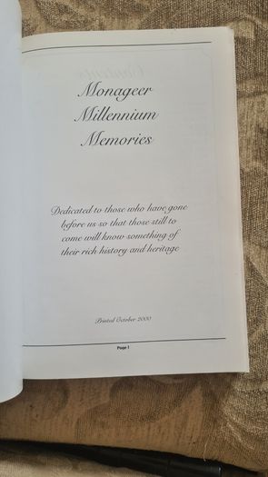 Monageer County Wexford Millennium Memories. Paperback In Good Condition.