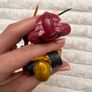 Power Rangers Beast Morphers Cybervillain Lightening Blaze and Gold Ranger approx. 6" Used Please see photos Image 10