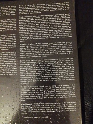 The Harlem Gospel Travellers Rhapsody lp