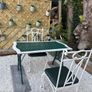 Cast iron garden table and chairs Image 2