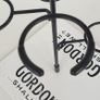 Gordon's Gin metal glass display stand holds 4 glasses Image 8