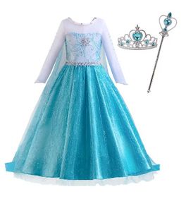 New Frozen Princess Elsa Fancy Costume With Accessories 3-4 Yrs