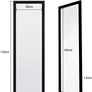 Wooden Full Length Wall Mounted Mirror Image 3