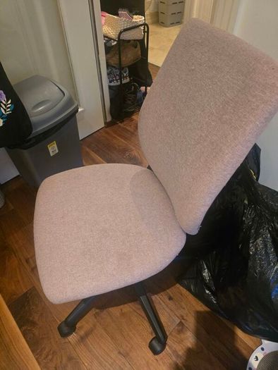 Pink office chair