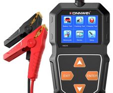 Car Battery Tester 6V 12V, KONNWEI KW218 100-2000 CCA Battery Load Tester Digital Automotive Charge Analyzer and Charging System Test Tool for Car Truck Motorcycle ATV SUV Boat Yacht