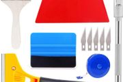 Wallpaper Hanging Kit Wallpaper Tools Wallpaper Smoothing Tool with Paint Brush, Wallapaper Scraper, Red Squeegee, Tape Measure (FREE POSTAGE)