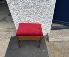 Antique Piano Stool
