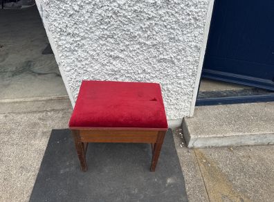 Antique Piano Stool