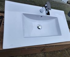 Sink with tap