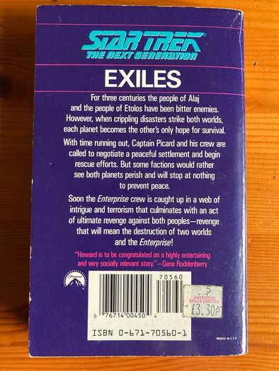 'Star Trek.Exiles' book