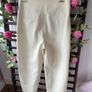 trousers Bnwt Zara cream barrel shape trousers size large Image 9