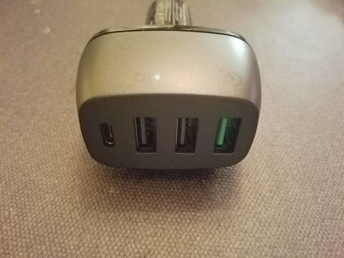 Anker QuickCharge 3.0 & USB Type-C 54W 4-Port USB Car Charger, PowerDrive