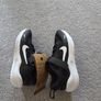 Kids size 7.5 UK Nike revolution 7 black and white trainers Image 3