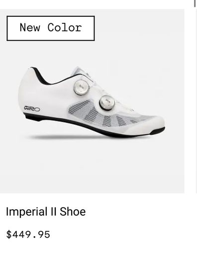 Giro Imperial II Cycling Shoes Size 45