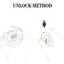 6 Pack Child Safety Locks Drawer Cupboard Locks Toilet Lock Right Angle Flat Angle for Cabinet Door and Drawers Esay Install Image 5