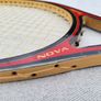 Vintage Lotto Nova Wood Tennis Racket + Original Case Image 10