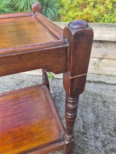 Vintage Wood Drinking Trolley