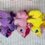 Lot of 3 My Little Pony Pinkie Pie Fluttershy Twilight Sparkle Backpack 2017 plush Hasbro Used Please look at the pictures Image 6