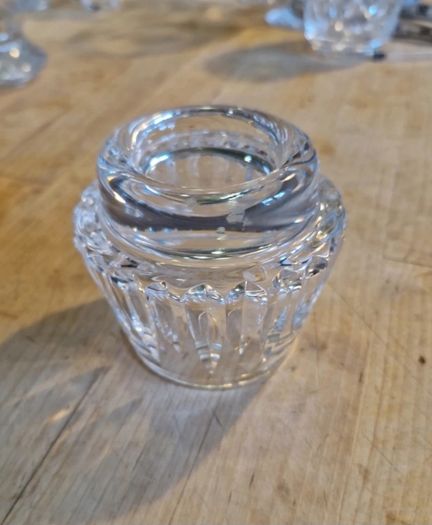 Rare Vintage Waterford Crystal Lismore Hurricane Fairy Lamp Candle Holder