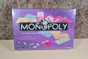 Monopoly boutique pink board game for girls