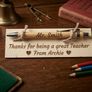 Personalised pen and wooden card Image 3