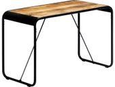 Dining Table 118x60x76 cm Solid Rough Mango Wood