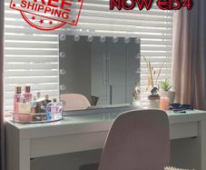 NEW SALE | Hollywood Vanity Cosmetic Mirror For Makeup with Lights, Type-C and USB Output Port, 15 Bulbs 3 Lighting Modes