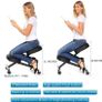 Kneeling Orthopaedic Ergonomic Posture Office Stool Chair - Free Delivery Image 10
