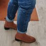 New Genuine suede ankle boots tan size 5/38 Image 4