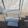 4 x Galvanised 4 tier metal shelving Image 2