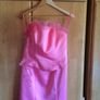 Cerise pink dress bodice & skirt Image 3