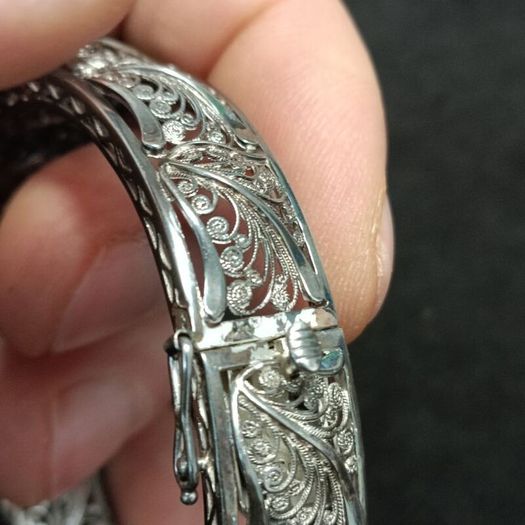 beautiful vintage 925 silver bracelet