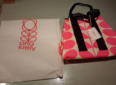 Orla Kiely duffle/tote bag. Large with dust cover