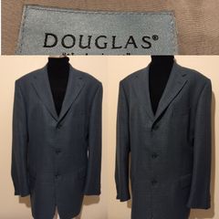 Men,s Designer Douglas Suit Jacket, Wool Mix, New