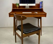 Mid Century Danish Teak Desk & Chair