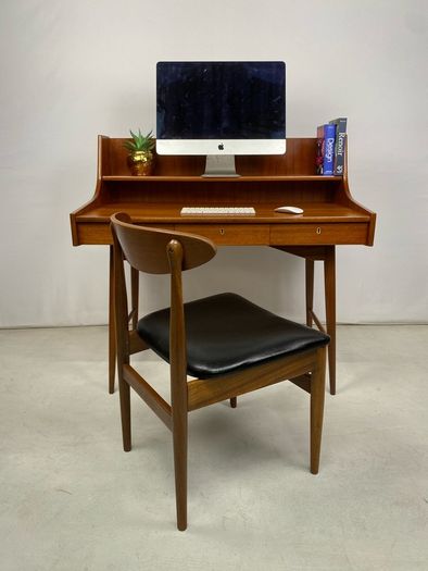 Mid Century Danish Teak Desk & Chair