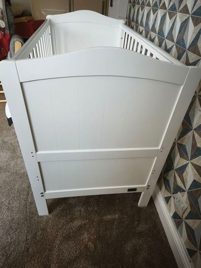 Alexandra Mini Cot Bed in White