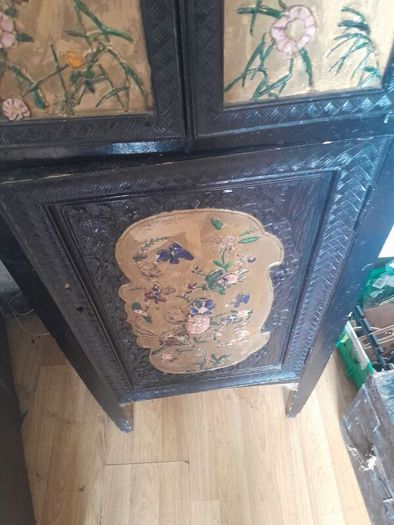 old wooden cabinet