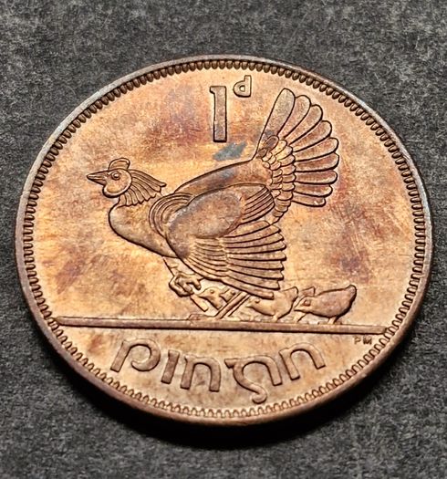 Ireland 1962 Unc 1d Penny coin