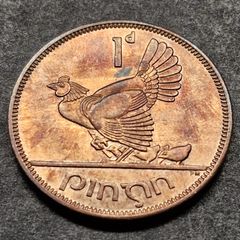 Ireland 1962 Unc 1d Penny coin