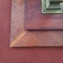 Art deco brass & inlay wood standard lamp Image 3