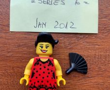 Lego minifigure Flamenco Dancer - Series 6 (2012)